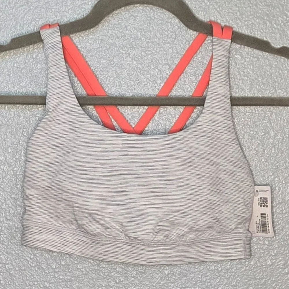 NWT Lululemon Energy Bra *Medium Support, B–D Cups - 4 Wee Are From Space Nimbus